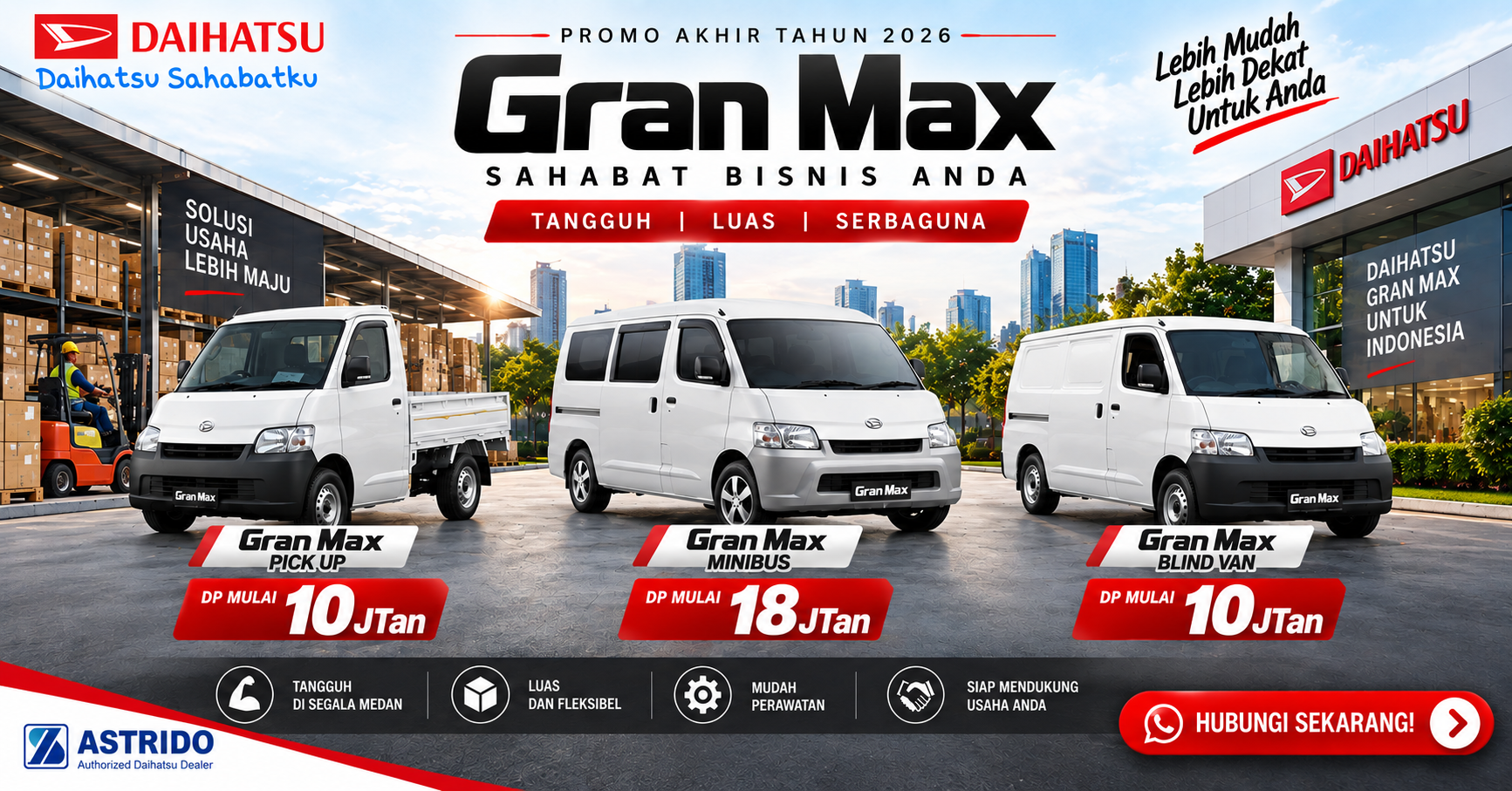 Promo Mobil Gran Max Akhir Tahun 2026
