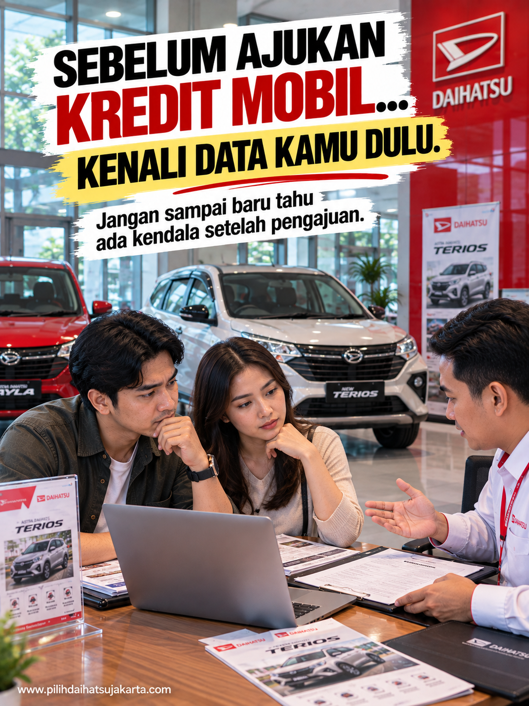 Persiapan data sebelum mengajukan kredit mobil Daihatsu